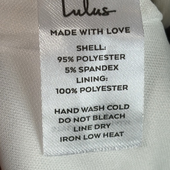 NWT Lulus Enticing Endeavors Square Neck Wide Leg Jumpsuit White Size M - Picture 11 of 13